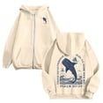 thumbnail image 2 of Cute Christian Hoodies for Women Long Sleeve Loose Bible Verse Graphic Hooded Sweatshirt with Pockets Y2k Zip Up Jacket, 2 of 7