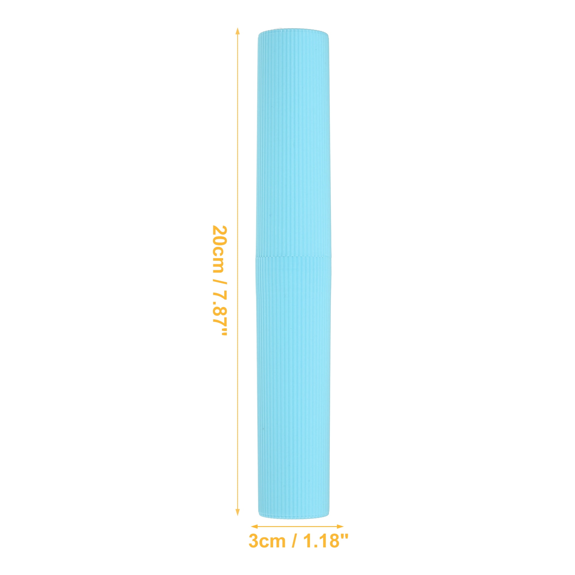 Unique Bargains Sky Blue Toothbrush Holder, Vertical Stripes