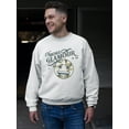 thumbnail image 2 of More Glamour - Starry Sparkle Retro Emoji Graphic Men's Sweatshirt, 2 of 4
