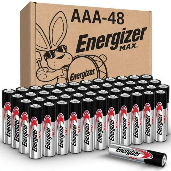 Energizer MAX AAA Batteries (48 Pack), Double A Alkaline Batteries