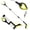43.31inch Yellow, variant on Blue Extra-Long 43-Inch Foldable Trash Grabber with Magnetic Tip, Multi-functional Sweeping Pliers, Lightweight Telescopic Arm, Multi-angle Flexible Gripping, Suitable for Bedroom, Kitchen,