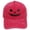 Red, variant on Luo Fashion Halloween Pumpkin Face Baseball Cap for Men Women, Washed Vintage Cotton Halloween Hat, Spooky Pumpkin Embroidery Ball Cap, Halloween Baseball Hat, Halloween Cap for Adults Party Cos-tume