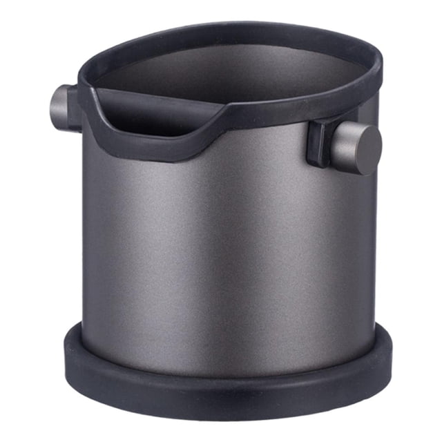 Cubo Portátil De Residuos De Contenedor De Caja De Golpe De Café Para Máquina De Café Antideslizante Negro Sunnimix recipiente de golpe de café