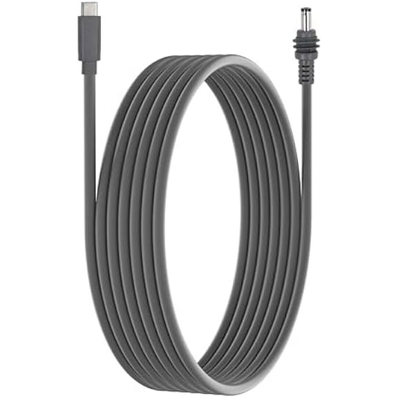 Starlink Mini Cable, 18AWG 10FT/3M USB C to DC Power Cable, USB Type C Input Male to DC Output Male Car Power Cable for Starlink Mini, Work with 100W  PD Source