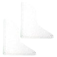 thumbnail image 5 of 2 Pcs Shower Splash Guard for Walk in Water Barrier Bathroom Floor Bathtub, 5 of 7