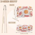 thumbnail image 4 of FORMRS Women Crossbody Purse with Chain Strap Vegan Leather Shoulder Handbag, Citrus Slice, 4 of 7