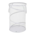 thumbnail image 1 of Home Textile Storage Mesh Laundry Portable Large Laundry with Lid for Clothes and Laundry Organization in Home and Lightweight Bucket for Easy Sorting, 1 of 3