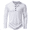 White, variant on Yifymode Men's Henley Linen Long Sleeve T Shirts, Lightweight Button Crewneck Casual Tops for Daily Outdoor Leisure Athletic Wear