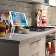 thumbnail image 2 of Desktop and Wall Holder Mount with 360 Degree Rotation for Apple iPad Pro 10.5, Pro 9.7, IPad Mini 4, Samsung Galaxy Tab S3 and More - White - by Cellet, 2 of 8