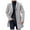 Gray, variant on Lovskoo Mens Winter Coats Single Breasted Pea Coat Long Sleeve Leisure Outerwear Long Coat Jackets Tops Casual Outwear Trench Coat Overcoat Black
