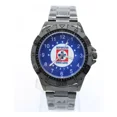thumbnail image 1 of Reloj Cruz Azul Metal Acero Caballero Contra Agua, 1 of 3
