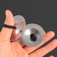 thumbnail image 2 of 6pcs Silver Musical Instrument Belly Dance Iron Finger Cymbals Percussion Dancing Props, 2 of 8