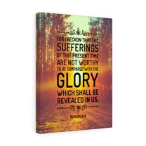 Scripture Walls Glory Shall Be Revealed Romans 8:18 Christian Home Decor Bible Art Unframed