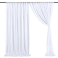 thumbnail image 2 of 1Panel Net Gauze Shade Wedding Photo Prop Curtain Home Decor Translucent Drape Backdrop 5*7ft, 2 of 14