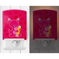 thumbnail image 2 of Caroline's Treasures BB8864CNL Monster Pink Ceramic Night Light, 6x4x3", multicolor, 2 of 2