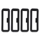 thumbnail image 1 of 4PCS Reloj Sujetador Anillos Reemplazo de silicona Correa de reloj Correa Bucles Compatible para Garmin Fenix ​​5S (20 mm de diámetro interno), 1 of 5