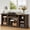 Walnut, variant on Uforic 70"W Farmhouse TV Stand, Adjustable Shelf Entertainment Center for 75/80 Inch TVs, Walnut
