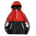 thumbnail image 4 of Men‘s Autumn Winter Style Loose Hooded Assault Coat Large Size Jacket Clothing, 4 of 6
