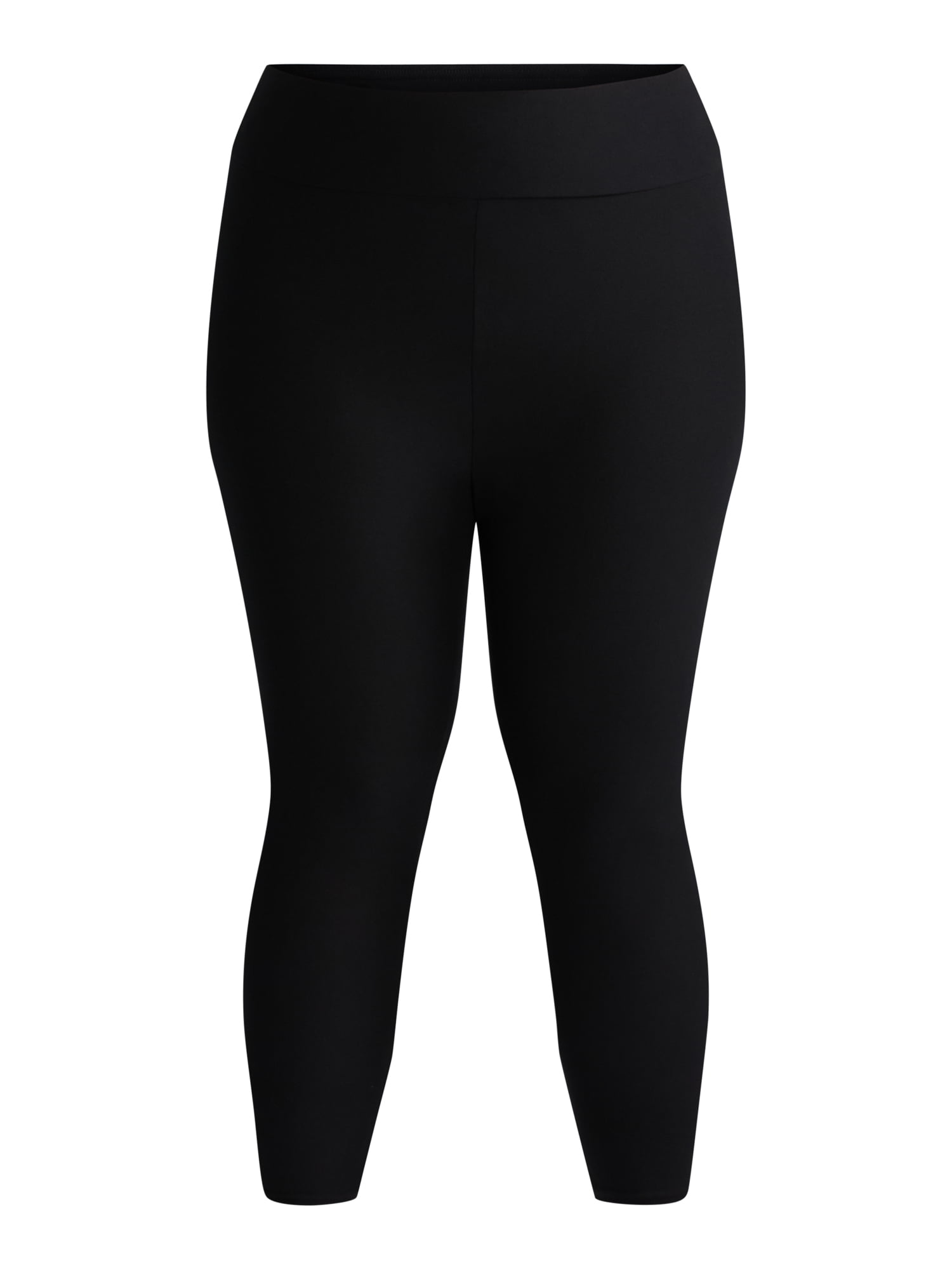 Terra & Sky's Women's Plus Capri Leggings, 2-Pack
