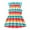 Z7181 Multicolour, variant on Toddler Baby Girl'S Summer Casual Loose Tank Swing Midi Cute Dress With Pockets for Kids Size 3-4T