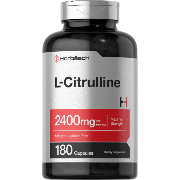 L Citrulline 2400 mg | 180 Capsules | Maximum Strength | by Horbaach