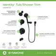thumbnail image 4 of Symmons 679615TRM Identity Hydromersion Pressure Balanced Tub And Shower System - Chrome, 4 of 7