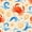 Color 2, variant on Peel and Stick Wallpaper 23.6in x 9.8ft Colorful Ocean Themed Fish Shells Seaweed Contact Paper Vinyl Waterproof Self Adhesive Wall Paper for Bedroom Shelf Cabinet Renter Friendly