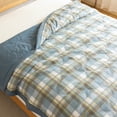 thumbnail image 6 of Soft Printed Cotton Summer Quilt, Lightweight Breathable Air Conditioning Blanket, Machine Washable Bed Cover for Adults, Full/Queen Size Bedspread, Multicolor A, 6 of 6
