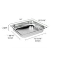thumbnail image 2 of Excellante 2/3 SIZE 2 1/2" deep 24 gauge anti jam steam pans, 2 of 2