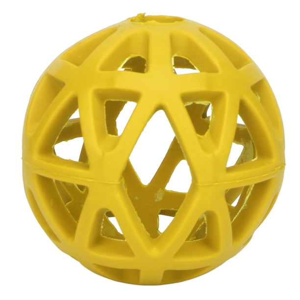 Juguete con bola para rechinar los dientes de perro Bling Bling pelota hueca para perros