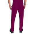 thumbnail image 2 of Healing Hands Scrub Pants for Men Daniel Utility Bottoms with 6 Pockets, 2-Way Stretch and Durable Fabric 9300, Wine,LT, 2 of 6
