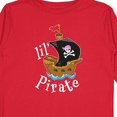 thumbnail image 4 of Inktastic Lil' Pirate Pirate Ship, Pink Bandana Boys or Girls Long Sleeve Toddler T-Shirt, 4 of 5