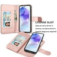thumbnail image 4 of Galaxy A35 5G Case, A35 5G Wallet Case, Samsung Galaxy A35 5G 6.6 inchs PU Leather Case,Luxury Cash Credit Card Slots Folio Flip Cover [Detachable Magnetic Case] & Kickstand -Rose Gold, 4 of 7