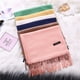 thumbnail image 3 of Minnieouse Bufanda larga con borla Moda Bufandas de invierno Hecho a mano Cachemira de imitación Chal Wraps Viajes de negocios Vacaciones Año Type4 NO4, 3 of 6
