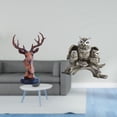 thumbnail image 2 of Figura Decorativa De Cabeza De Búho Y Ciervo, Estatua Artesanal De Animales, Decoración Del Hogar, Escultura De Resina, Mesa Moderna Para Sala De Estar, Oficina, Armario, Mesita De Noche,, 2 of 8