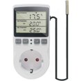 thumbnail image 1 of Regulador de temperatura Ketotek de 230 V con sensor, termostato digital con temporizador, termostato, interruptor de temporización para invernaderos, acuarios H, 1 of 5