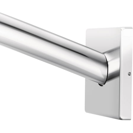 Moen CSR2167 Triva 59" Curved Wall Mounted Shower Curtain Rod
