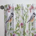 thumbnail image 3 of Designart 'Meadow With Birds Butterflies and Herbs' Floral Curtain Panel, 3 of 5