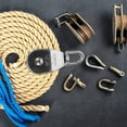 thumbnail image 4 of Boat Pulley Fish Net Accessories Marine Vessel Double Pulleys for Rope Block Appendix Cable, 4 of 6