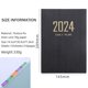 thumbnail image 2 of Libro/Agenda de citas 2024 - Libro/Agenda de citas semanal 2024, Planificador diario 2024, cubierta suave flexible, estilo: estilo 3;, 2 of 5
