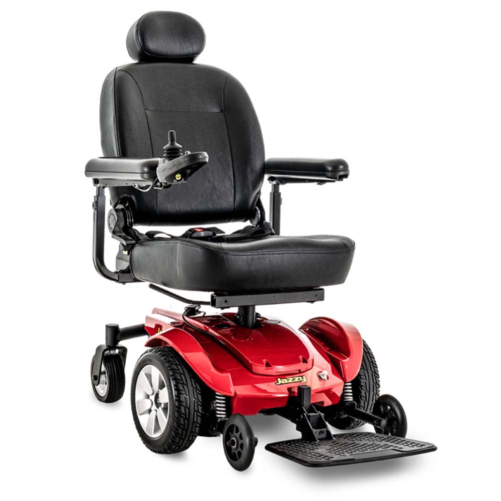 Pride Mobility Jazzy Select Group 2 Power Chair w/ Solid Seat Pan, 16