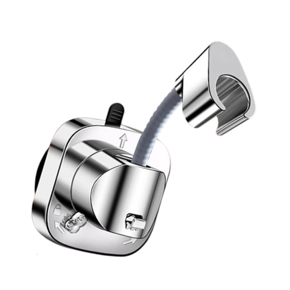 Suction Cup Shower Head Mount with Pivoting Wall Support for Bath