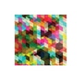 thumbnail image 3 of Tiptophomedecor Abstract Wallpaper Wall Mural - Colourful Geometry, 3 of 4