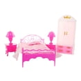 thumbnail image 3 of 4x 1:6 1:12 Ensemble Mini Scènes de Chambre Lampe de Chevet Modèle, 3 of 9