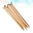 thumbnail image 6 of Lanytaeo 36 Pcs 35cm Bamboo Knitting Needles Set Single Pointed Knitting Needles Handmade Long Sweater Straight Needle Kit for DIY Sewing, 6 of 8