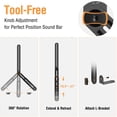thumbnail image 4 of Soporte para barra de sonido ELIVED Sound Bar TV de hasta 7 kg, 4 of 8