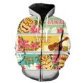 thumbnail image 3 of Sudadera con capucha y cremallera con estampado 3D de isla tropical hawaiana para hombre, gran oferta, sudadera informal de gran tamaño, ropa de calle, sudaderas con capucha de manga larga Harajuku, 3 of 5