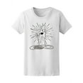 thumbnail image 1 of Headphones Doodle Sketch Style Tee Women's -Image by Shutterstock, 1 of 2