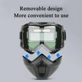 thumbnail image 3 of Auto-Darkening Welding Helmet with Detachable Split Face Mask and Breathable Mesh Liner, 3 of 9