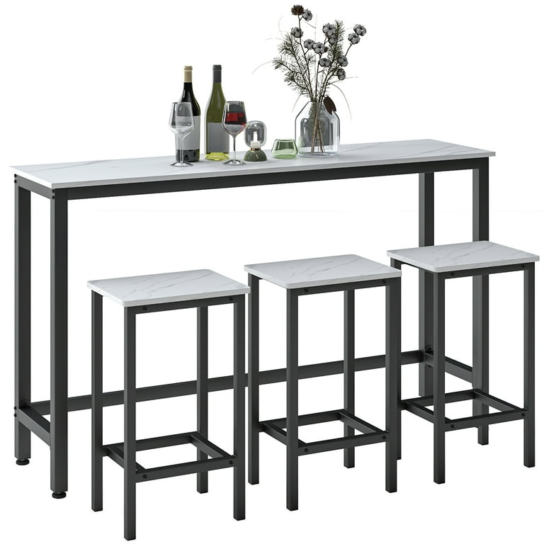 White and online grey breakfast bar